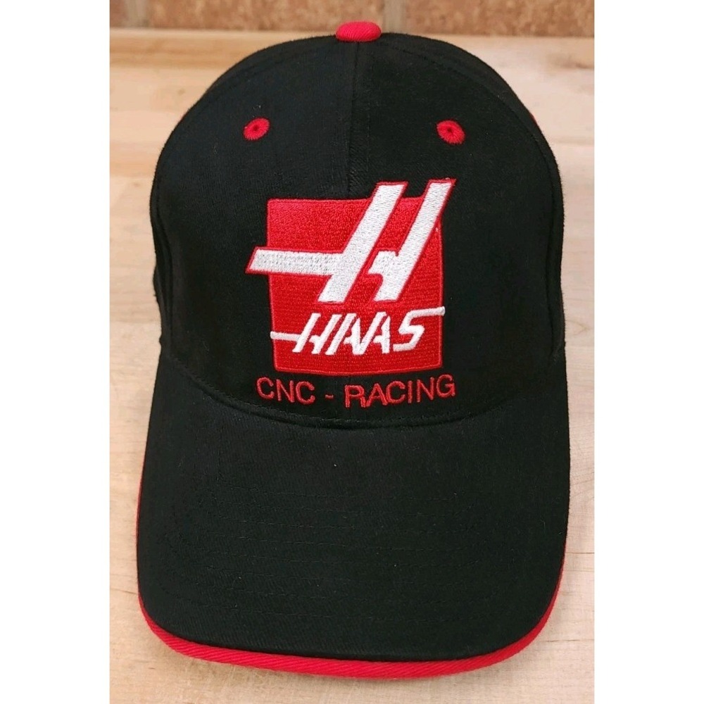 Haas Automation CNC Racing Nascar Victory Lane Black Checkered Flag Sports Hat